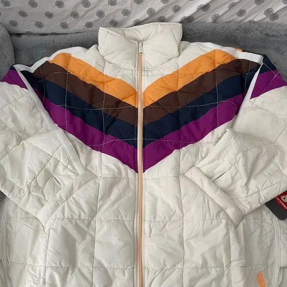 NWT FP Movement x Hatch Printed Puffer Jacket size Medium maternity - Picture 10 of 15